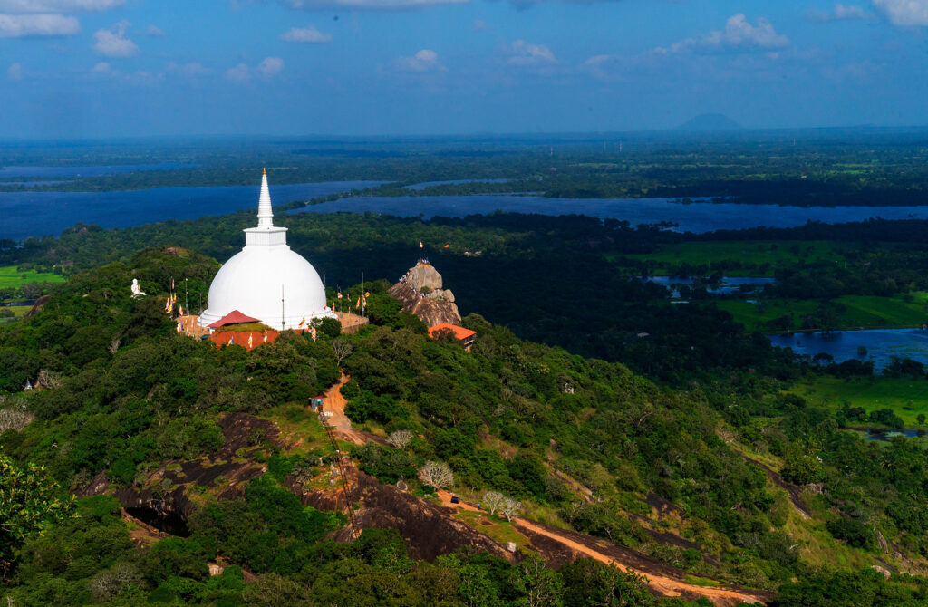 Mihintale Stupa view