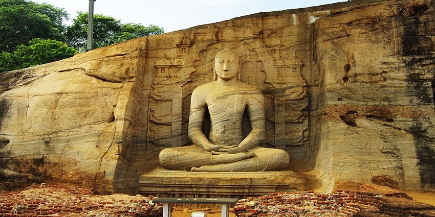 Polonnaruwa Gal Viharaya statues
