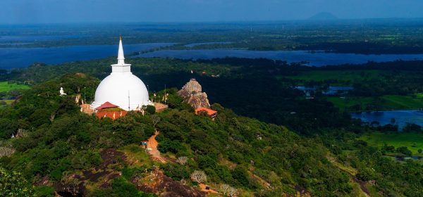 Mihintale Stupa view
